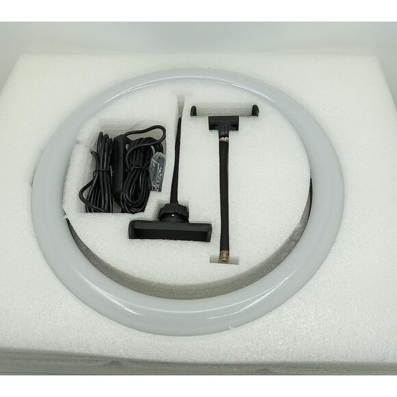12 Inch LED Ring Light 54" Tripod With 2 Phone Holders and Remote - Picture 3 of 4